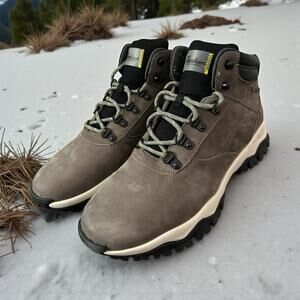 Florsheim Xplor Plain Toe Alpine Snow Boots Nubuck Leather Hiking Gray Mens 9M
